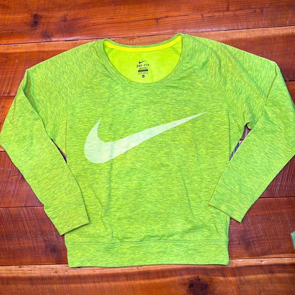 Nike Lime Green long-sleeve shirt